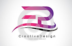 EP E P Letter Logo Design. Creative Icon Modern Letters Vector L