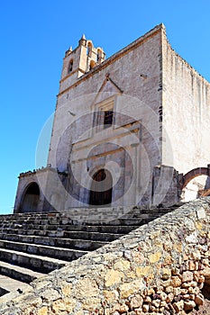 Church of the Epazoyucan convent in hidalgo mexico II photo