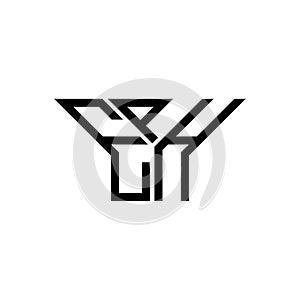 EPH letter logo creative design with vector graphic, EPH