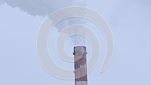 Ephemeral Emissions: The Artistry of a Factory Chimneys Smokestack