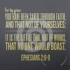 Ephesians 2:8-9 Bible Verse