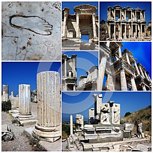 Ephesus collage pictures from ephesus architecture