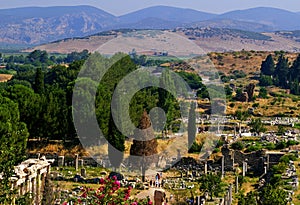 Ephesus Hillside and Ruins, Turkey