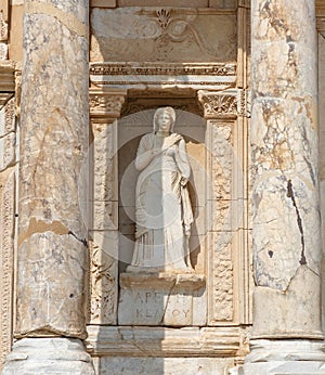 Ephesus - Library of Celsus Statue - Arete