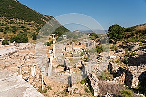 Ephesus ruin and ancient Greece on the coast of Ionia, Selcuk in Ä°zmir Province, Turkey