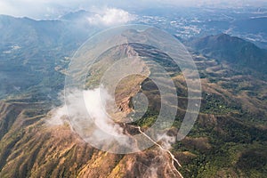 Epic aerial view of Wong Leng, Pat Sin Leng, the Mountain landscape