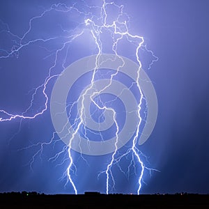 Epic Arizona Monsoon Lightning Strikes