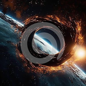 Epic astronomical absolution blackhole cluster photo