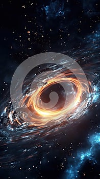 Epic astronomical absolution blackhole cluster photo