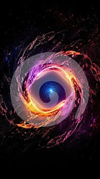 Epic astronomical absolution blackhole cluster photo