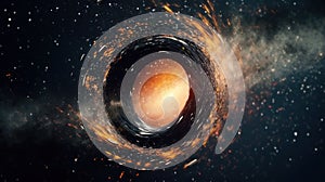 Epic astronomical absolution blackhole cluster photo