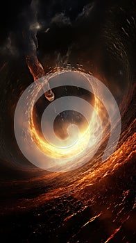 Epic astronomical absolution blackhole cluster photo