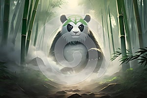 Epic Fantasy Beast in Dramatic Scene - AI generated