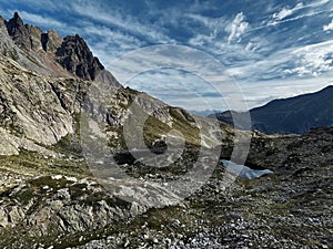 Epic Lake Vistas: Grand Balcon Mountain Trail, Chamonix, France photo