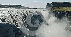 Epic and powerful Dettifoss waterfall, Iceland, Europe