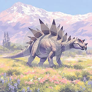 Epic Stegosaurus Encounter