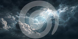 Epic Storm Clouds Dramatic Sky Background