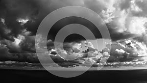 Epic Stormy Timelapse Black White Clouds