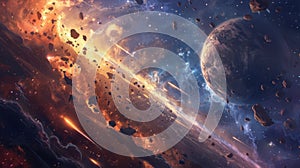 The epic struggle of celestial forces