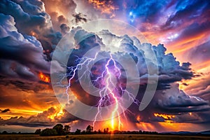 Epic Thunderstorm Cloudscape