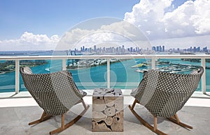 Epic View of downtown Miami from Private balcony