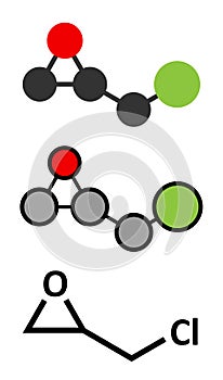 epichlorohydrin (ECH) epoxy resin building block molecule