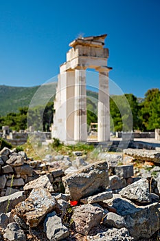 Epidaurus, Greece. Temple of Asklepios photo
