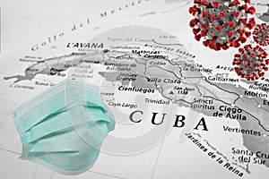 Epidemic conditions over Cuba area