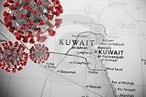 Epidemic conditions over Kuwait area