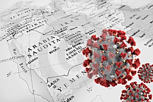 Epidemic conditions over Middle East area