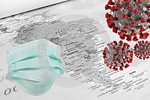 Epidemic conditions over South America area