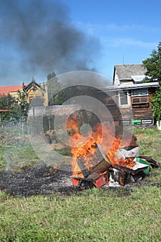 Epidemy in the bee farming - destroying beehives