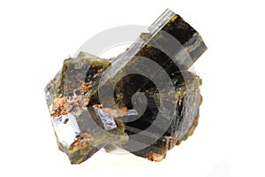 epidote mineral isolated