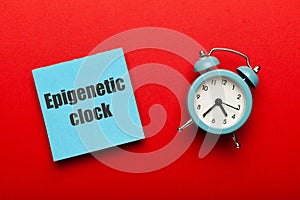 Epigenetic clock concept. img