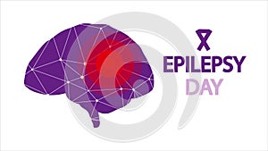 epilepsy day brain banner