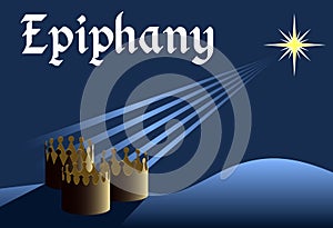 Epiphany background vector
