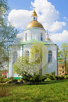 Epiphany Cathedral, April day. Polotsk, Belarus