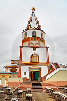 Epiphany Cathedral in Irkutsk. Russia