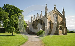 Episcopal church in Scottish village. photo