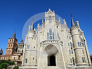 The Episcopal Palace (Palacio Episcopal d'Estorga) in Astorga, SPAIN, currently the Museum of the Caminos photo