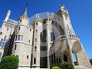 The Episcopal Palace (Palacio Episcopal d'Estorga) in Astorga, SPAIN, currently the Museum of the Caminos photo