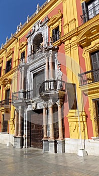 Episcopal palace of Malaga-historical monument-Malaga