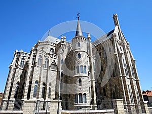 The Episcopal Palace (Palacio Episcopal d'Estorga) in Astorga, SPAIN, currently the Museum of the Caminos photo