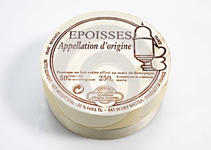 Epoisses, French Cheese made in Burgundy from Cow`s Milk