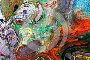 Epoxy resin abstract texture