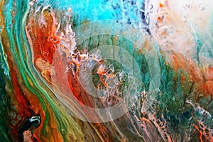 Epoxy resin abstract texture