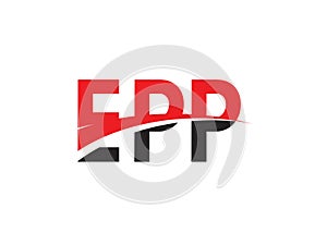 EPP Letter Initial Logo Design Vector Illustration