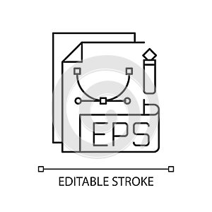 EPS file pixel perfect linear icon