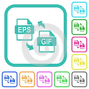 EPS GIF file conversion vivid colored flat icons photo