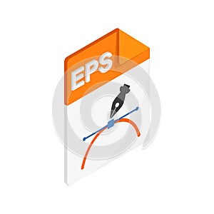 EPS icon, isometric 3d style